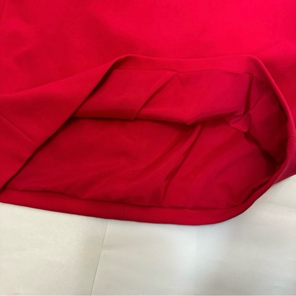 Elizabeth and James Emmy Cutout Back Double Zipper Sheath Dress Red Size 4 - Picture 7 of 14